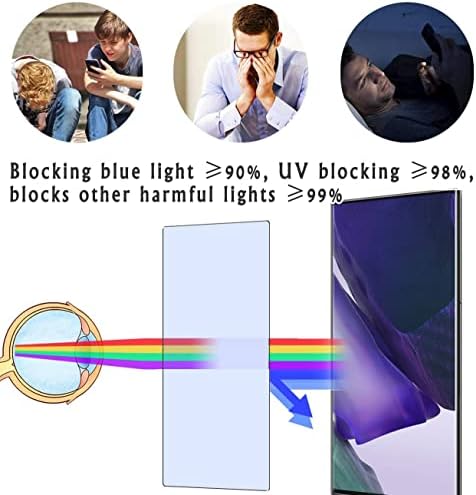 Vaxson 2-Pack Anti Anti Blue Light מגן, תואם ל- Alcatel Joy Tab Kids 2 8 מדבקת מגני סרטי TPU TPU [לא מזג מזג]